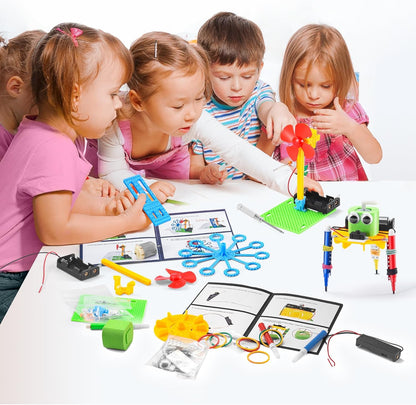 BeAndge STEM Kits for Kids Age 6-8 8-10 - Boy Gifts for 6 7 8 Year Old Boys Birthday Gift, STEM Toys for Age 8-13, Science Kits for Kids 5-7 8-12, Robotics Experiment Engineering Robot Building Crafts