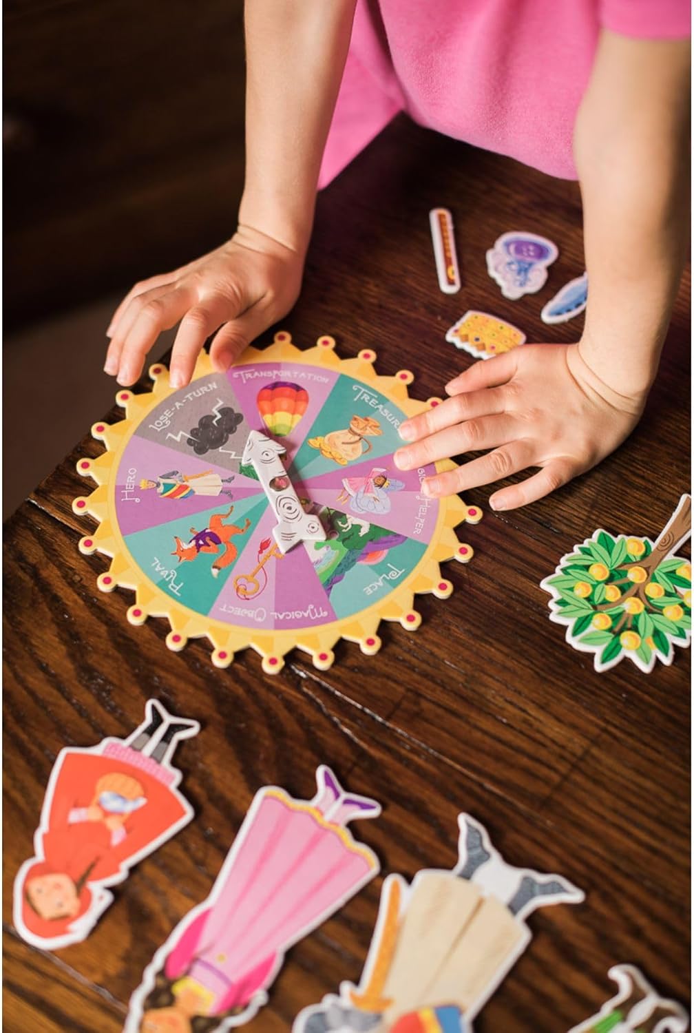 eeBoo Build a Robot Spinner Game - Award Winning Number Matching Robot Building Game, Screen-Free Fun for 2-4 Players, Kids Ages 3 and up