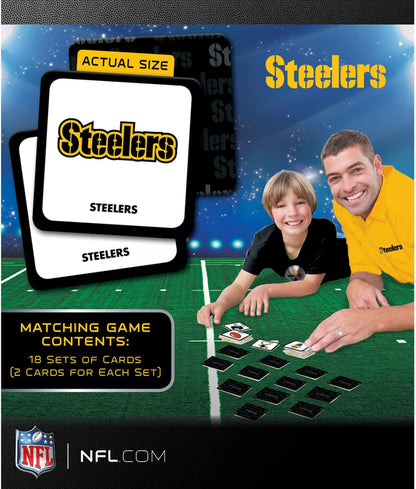 MasterPieces Sports Games - NFL Matching Game - Game for Kids and Family - Laugh and Learn