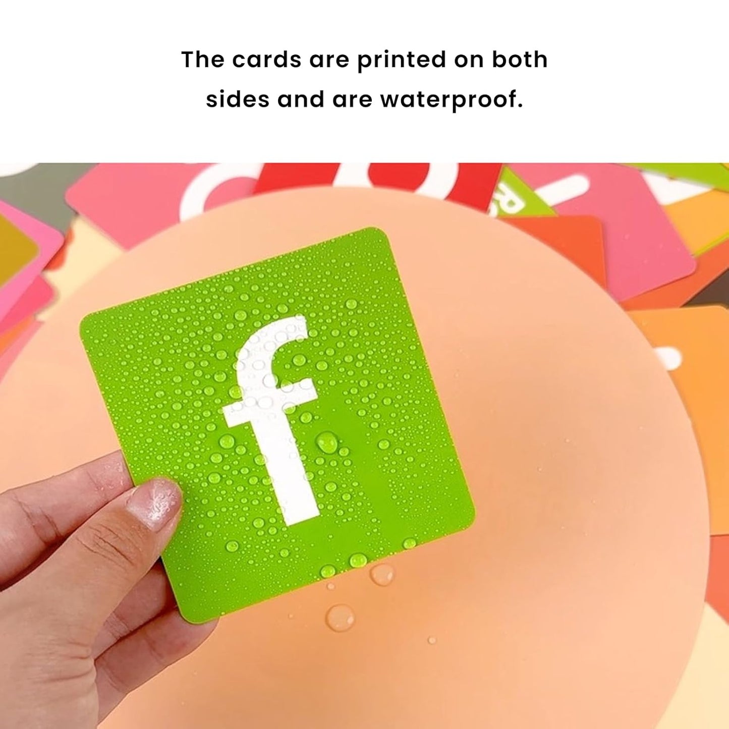 60-Pack Educational Learning Cards - 3.5 x 3.5in Alphabet, Shapes, Colors & Number Flashcards for Early Learning