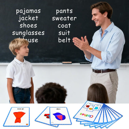Learning Flashcards Number, 28 Different Number Educational Cards, Social Learning Card for Kids