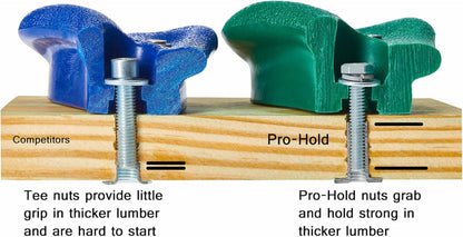 22 Assorted Deluxe Rock Climbing Holds for Kids - Outdoor Climbing Stones Kit with 44 Swing Safe Fasteners + Drill Bit Easy to Install on Lumber from 3/4" to 1.25" Thick