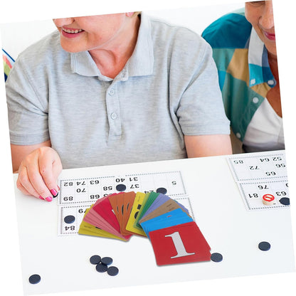 KICHOUSE 40pcs Game Scorekeeping Plaque Plastic Counting Chips Math Counters for Classroom Party Learning