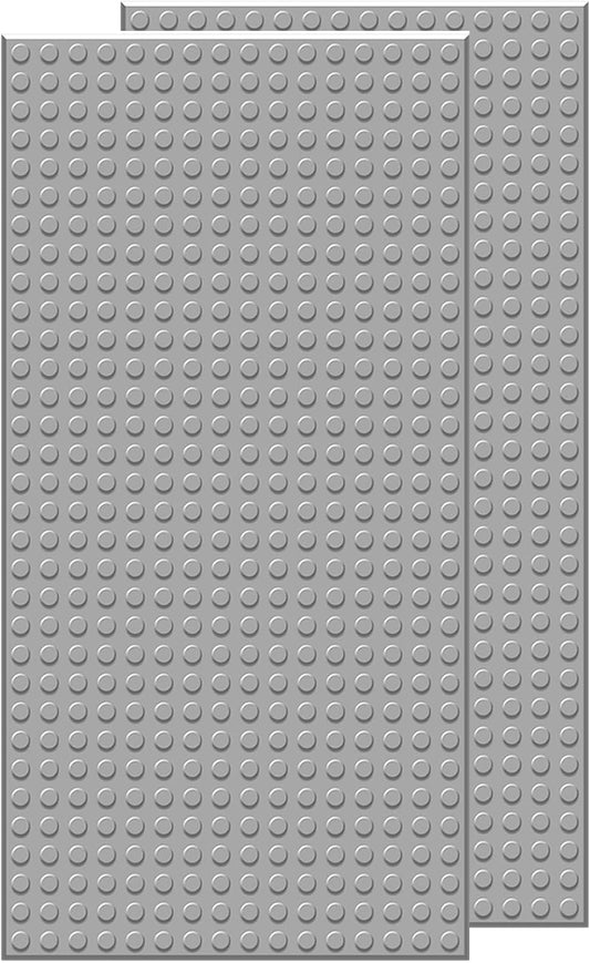 EKIND 4 PCS Classic 5" x 10" Building Baseplates, Compatible with Major Brands Toy Bricks, Encourage Logic & Creativity Through Play, Ideal STEM Activities for Children (4 Color)