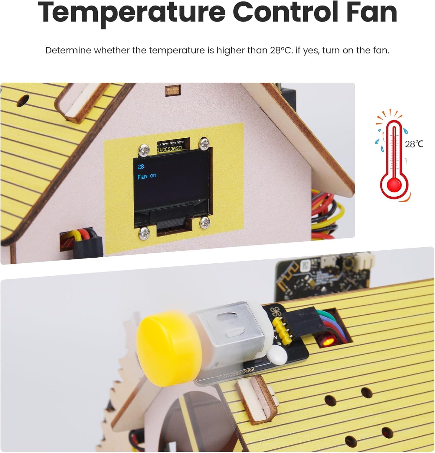 microbit Smart Home for microbit V1 and V2,STEM Education DIY Coding Kit with Online Tutorial,Programming Electronics Kit for Teens Adults(Without Micro:bit and AAA Battery)