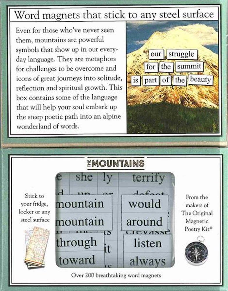 Magnetic Poetry Mushroom Poet Word Magnet Kit