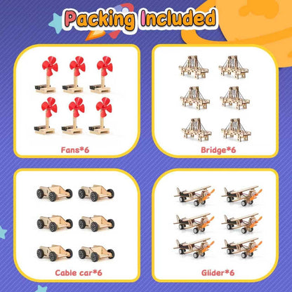 24 Pcs Party Favors for Kids Age 6-10, Treasure Box Toy Stem Kit Party Favors Science STEM Kits for Boys girls Age 6 7 8 9 10 12 Classroom Giveaways, Carnival Prizes, Birthday Treats, Party Supplies