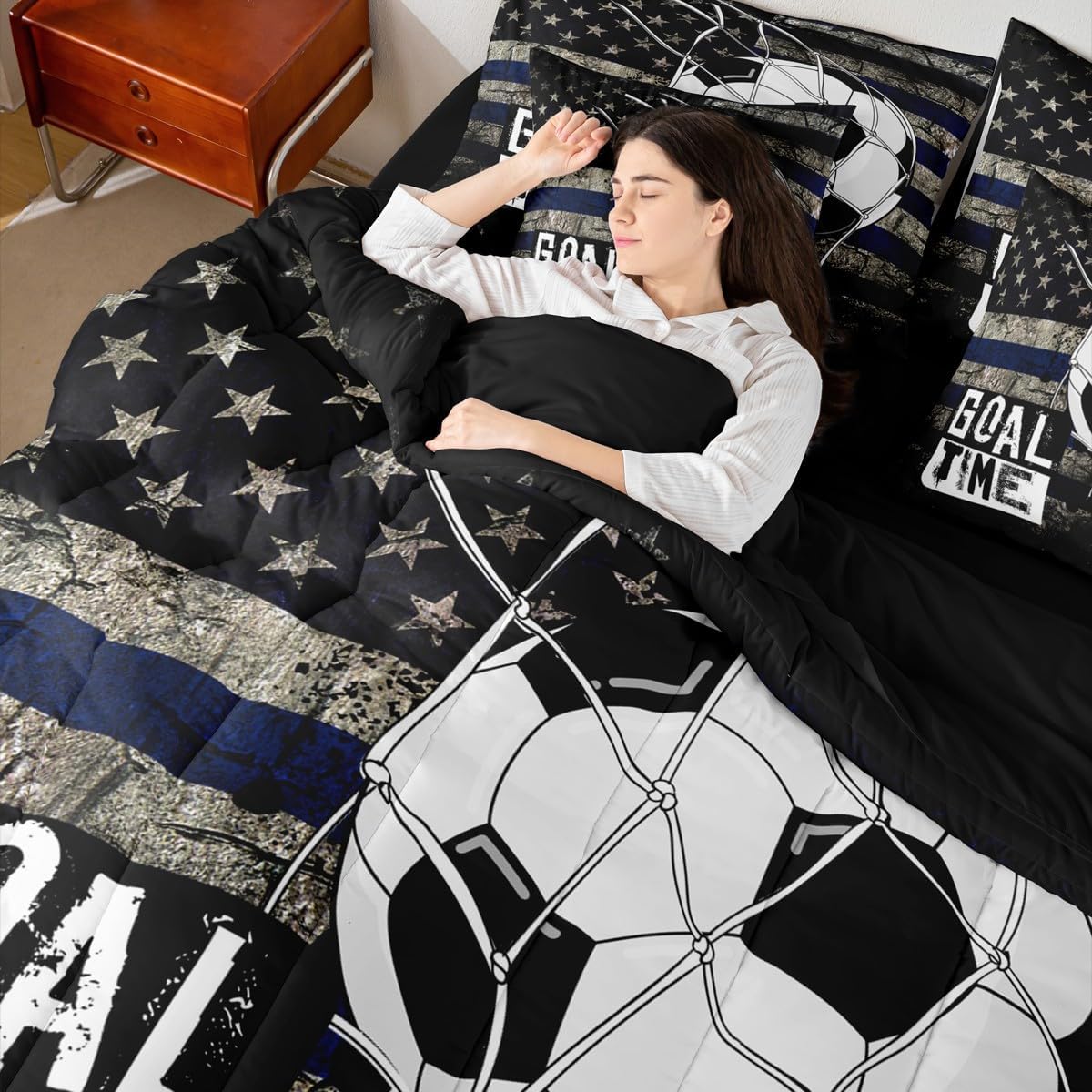 Erosebridal Chemistry Comforter Set with Sheets Full Size Periodic Table of Elements Bed in A Bag 7 Piece Science Chemistry Lovers Bedding Set for Kids Boys Children Bedroom Modern Black Bed Sets