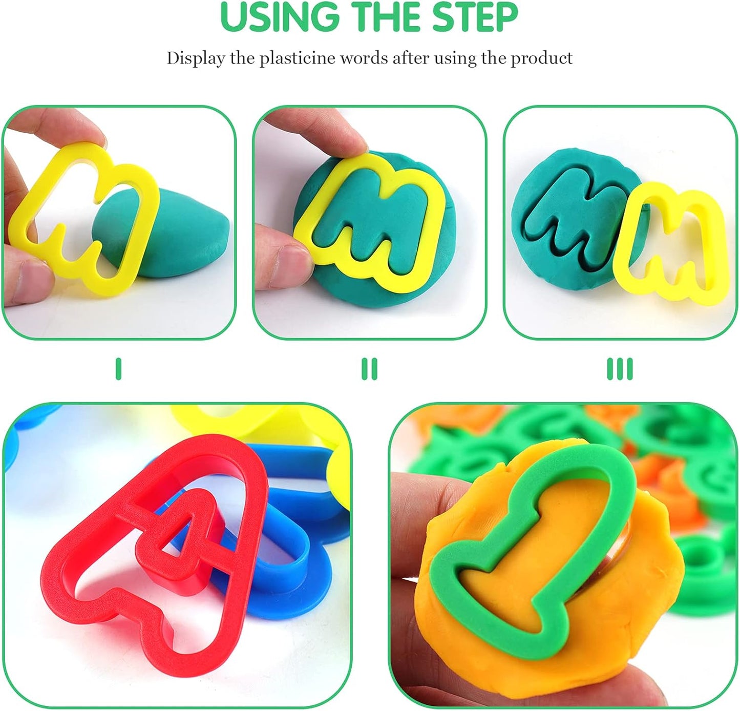 36-Piece Dough Tool Set for Kids Ages 3-8 – Includes Animal Cutters, Rolling Pins, Rollers, Random Colors