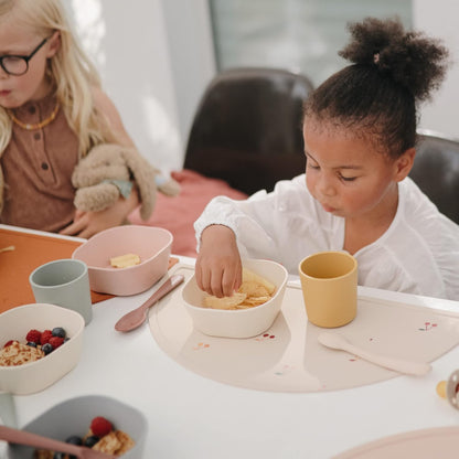 mushie Dinnerware Cups For Kids | Made in Denmark, Set of 2 (Ivory) - Colors B
