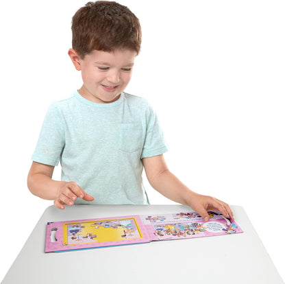 Melissa & Doug Take-Along Magnetic Jigsaw Puzzle Set – On the Farm (2 x 15 Piece) Travel Activity Toy for Preschoolers and Kids Ages 3+ - FSC Certified