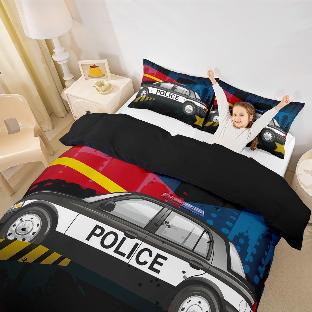 Laboratory Bedding Set Chemistry Lab Duvet Cover For Kids Teen Boys Girls Test Tube Microscope School Graffiti Comforter Cover Chemical Elements Science Theme Bedclothes 2Pcs Twin Size Gray