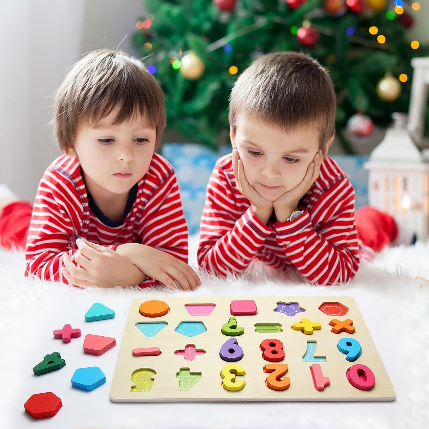 Wooden Puzzles for Toddlers, ABC Alphabet Puzzle, Learning Toys, Preschool Learning Activities, Preschool Educational Toddler Puzzle for Gift Set