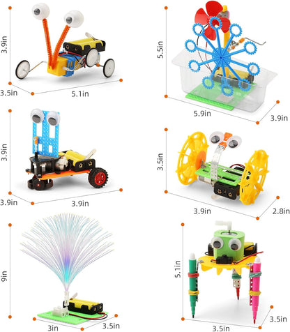STEM Robotics Kits for Kids Science Kits Ages 8-10 8-12, Build A Engineering Robot Building Toys Science Experiments Projects, STEM Toys Activities for Boys Girls Age 8-12