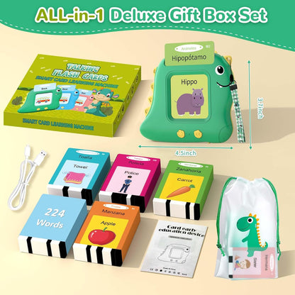 Alotwan Toddler Toys Talking Flash Cards with 510 Sight Words, Montessori Learning Toys for Toddler 1-3 2-4, Autism Sensory Speech Therapy for Boys Girls 2 3 4 5 6 Year Old Kids Gifts
