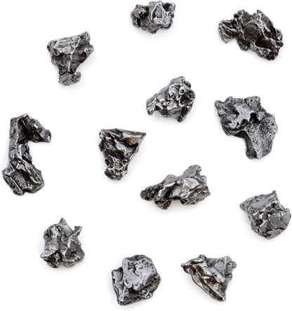DANCING BEAR Meteorite from Space, 3 pcs Campo del Cielo from Argentina/Educational Card & Magnifying Box
