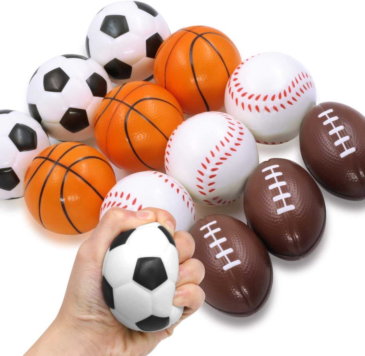 Novelty Place Solar System Stress Balls - 10 Pcs Anti-Stress Planetary Balls for Kids – Relaxation Gadgets, Fidget Toys, Astronomy Gifts, Space Theme Party Favor, Carnival Prizes