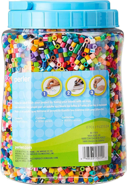 Perler Woodland Creatures Fuse Bead Bucket Craft Activity Kit, 6006 pcs