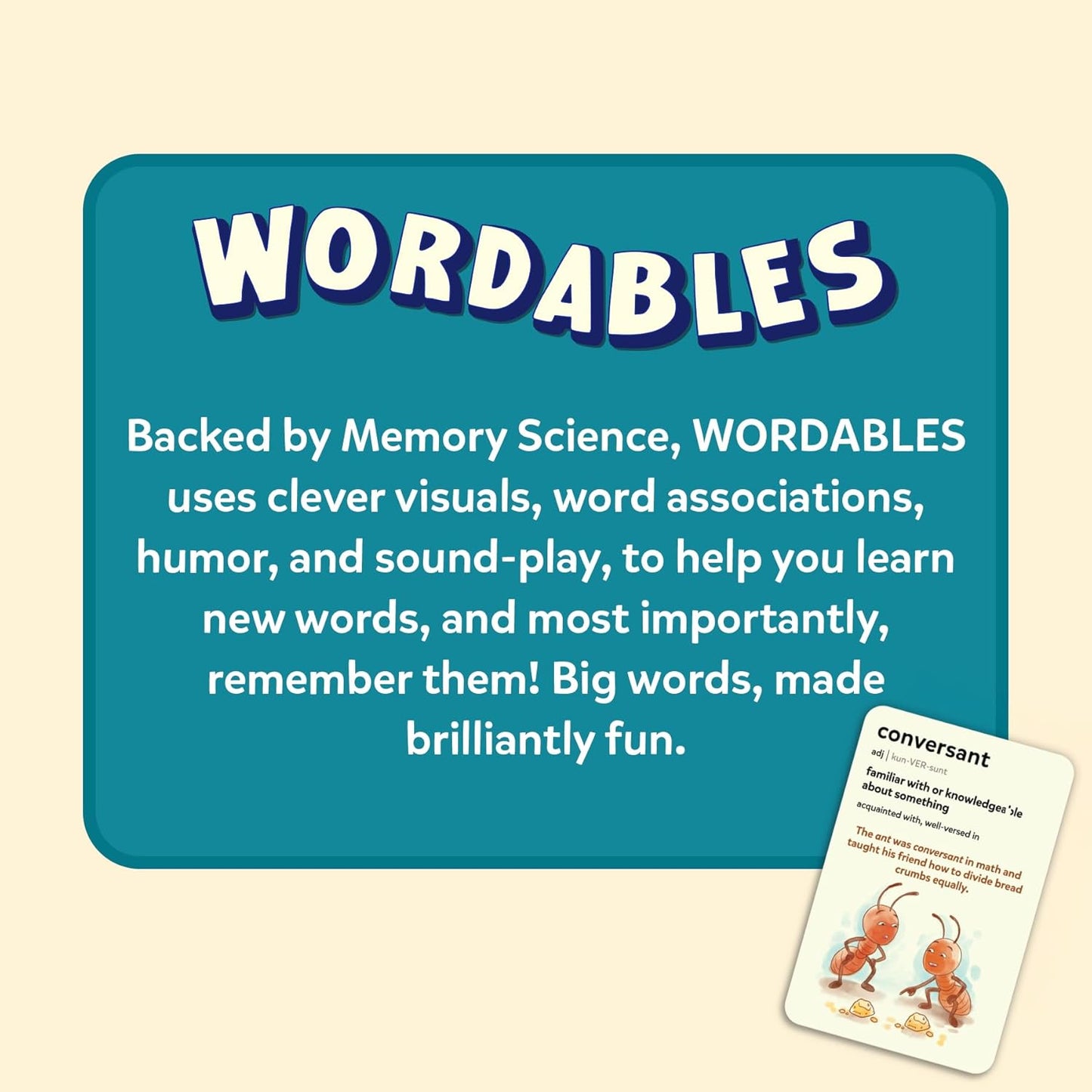 Skillmatics Vocabulary Flash Cards for Kids - Learn 100 Words with Wordplay, Visuals, & Soundplay, Educational Gift for Ages 8, 9, 10 & Up, Screen-Free Language Game