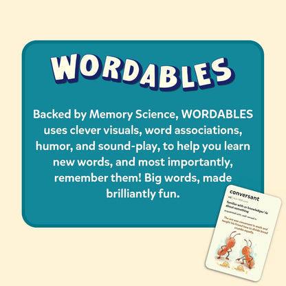Skillmatics Vocabulary Flash Cards for Kids - Learn 100 Words with Wordplay, Visuals, & Soundplay, Educational Gift for Ages 8, 9, 10 & Up, Screen-Free Language Game