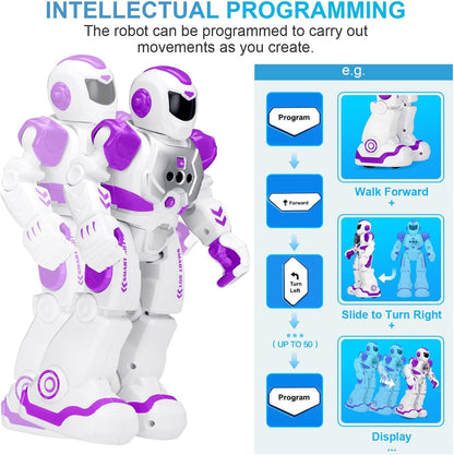 KingsDragon Robots Toy for Kids, RC Gesture Sensing Toy, Interactive Walking Singing Dancing Robot Birthday Presents for Boys Girls Age 6 7 8 9 Years Old