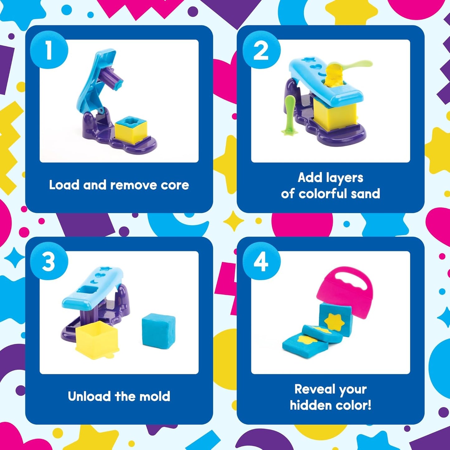 Educational Insights Playfoam(R) Sand Magic Reveal, 3 Pounds of Non-Toxic Sensory Compound, Toddler Activities, Gift for Ages 3+