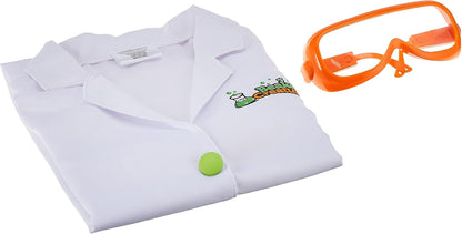Learning Resources Beaker Creatures Lab Gear - 2 Pieces, Ages 5+ Lab Coat & Glasses for Kids, Science Exploration Games, STEM Toys for Kids