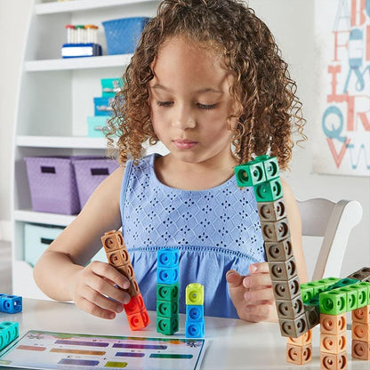 Learning Resources MathLink Cubes Early Maths Activity Set, Ages 5+, Early Maths Skills, Classroom and Homeschool, Maths Toys for Kids, Counting Resource for Kids, Maths Blocks, EYFS Resources
