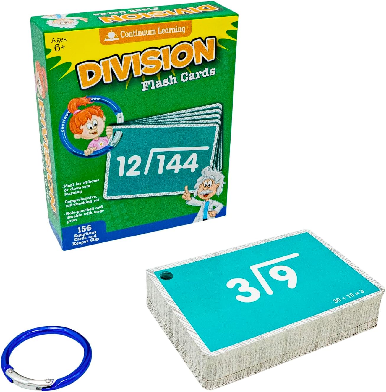 Continuum Learning 0-12 Multiplication Flash Cards for Kindergarten and Elementary Classroom Must Haves, 156 Math Flashcards, Teacher Must Haves for Homeschool and Classroom Essentials