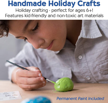 Creativity for Kids Rock Painting Kit - Glow in the Dark Rock Kit: Crafts for Kids, Painting Rocks Arts and Crafts, Kids Gift (Ages 6+)