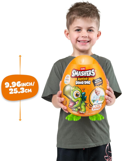 Smashers Junior Dino Dig Small Egg (Raptor) by ZURU 12+ Surprises Compounds Mold Dinosaur Preschool Toys Build Construct Sensory Play - 3 Years+