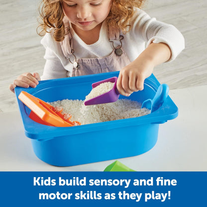 Learning Resources Fine Motor Skill Toys Bundle - Helping Hands Tweezers, Scoops, Droppers and Squeezy Tweezers, Ages 3+, 8 Pieces
