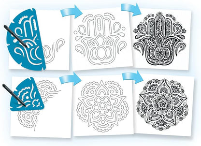 Mandala Fraction Stencils