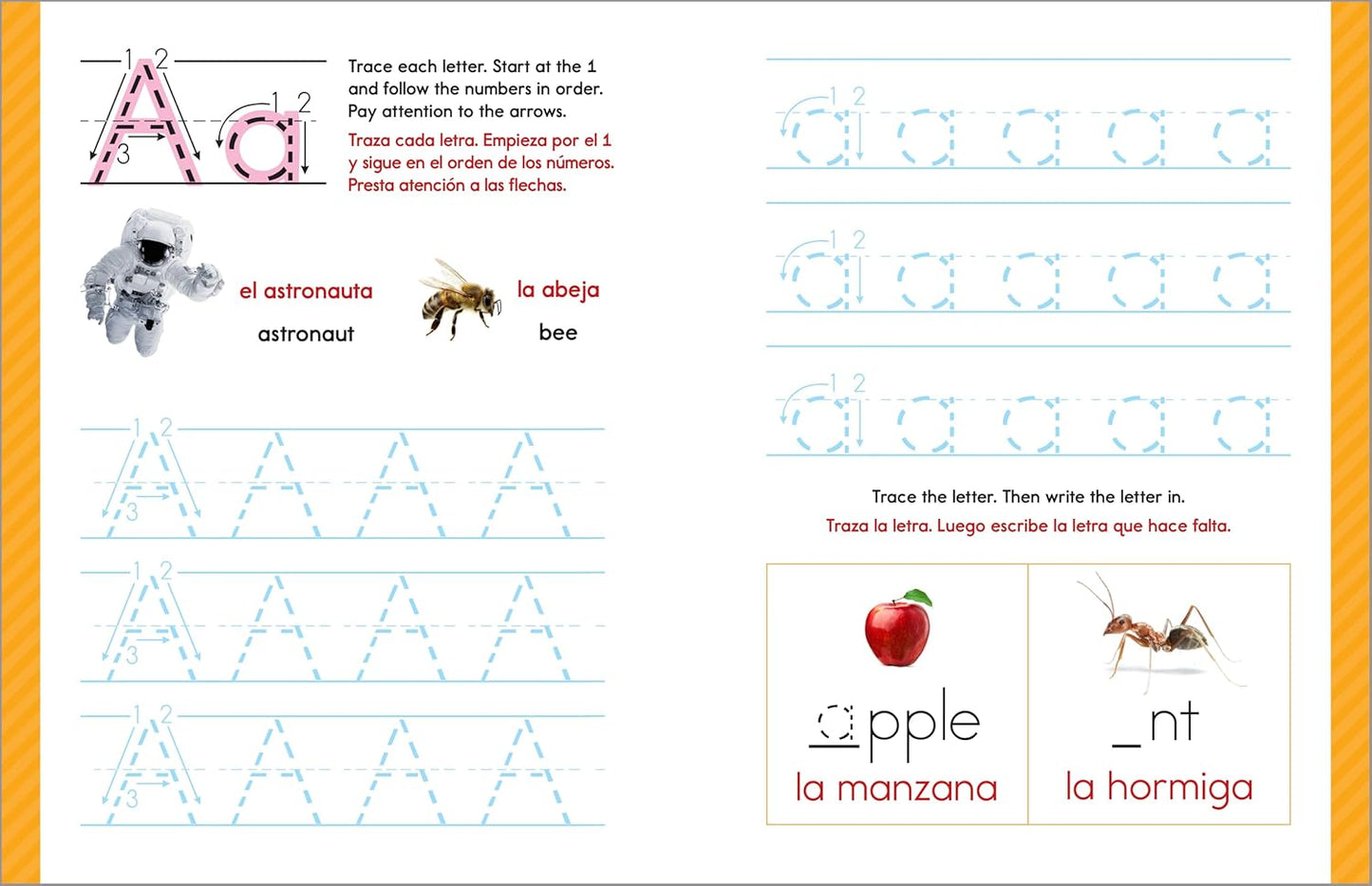 My First Bilingual Learn-to-Write Workbook: English-Spanish Bilingual Practice for Kids: Line Tracing, Letters, Numbers, and More! (My First Preschool Skills Workbooks)