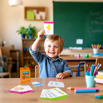 Number Flash Cards for Toddlers with 5 Dry Erase Pens, Numbers 0-25/30-100 Preschool Fun Learning Card, 36PCS Double Sides Counting Flashcards,Early Education Flashcards for Kids Ages 3+