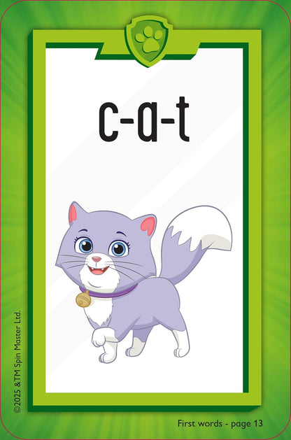 PAW Patrol First Words Flashcards