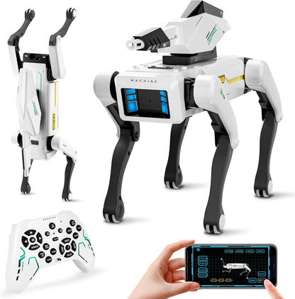 Smart Robot Dog - Interactive STEM Pet with Voice Control, 30+ Actions & APP Programming, Durable Design for Kids Age 6+ (Compatible with iOS/Android)