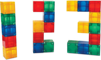 Crayola Bold Magnetic PIP Cubes, Mini Magnetic Blocks Playset, STEM & Montessori Building & Educational Toys for Kids, Travel Toys for Boys and Girls Ages 3+, 27-Piece Set