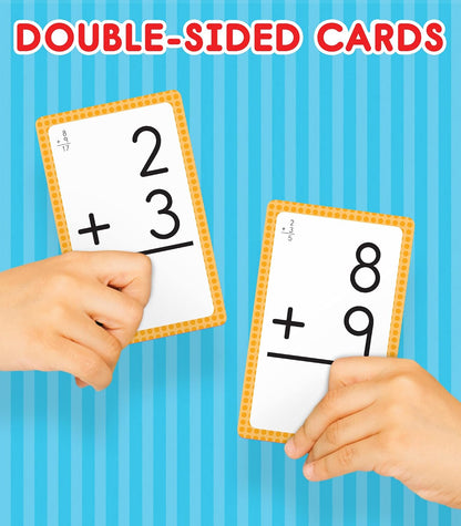 Carson Dellosa 54 Addition Flash Cards, All Facts for Adding Through 12, Flashcards for Ages 6 and Up, Kindergarten Learning Activities and Math Games for Kids 5-7