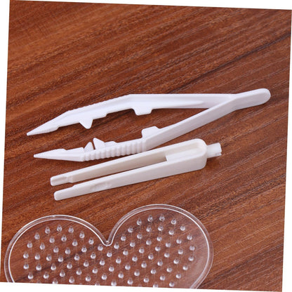 HANABASS 14pcs Pindou Template Set Bead Busy Board Pop Beads Jewelry Making Supplies for Boys and Girls DIY Educational Tool Random Style