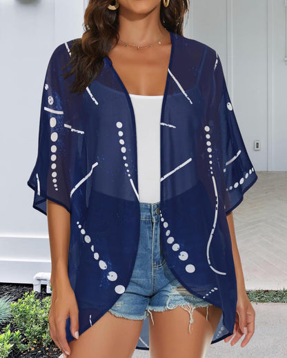 Womens Kimono Cardigans Beach Cover ups Swimwear Puff Sleeve Loose Casual Summer Tops 2026