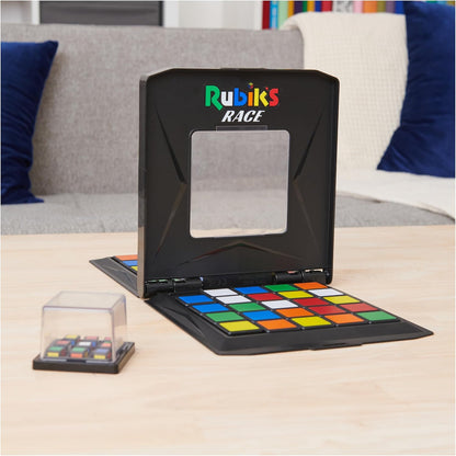 Rubik’s Cube, Rubik's Race, Ace Edition, Classic Fast-Paced Puzzle Strategy Sequence Board Game, Problem-Solving Brain Teaser, Color-Matching Game, 2 Players, for Adults, Teens, Kids Ages 7 & Up