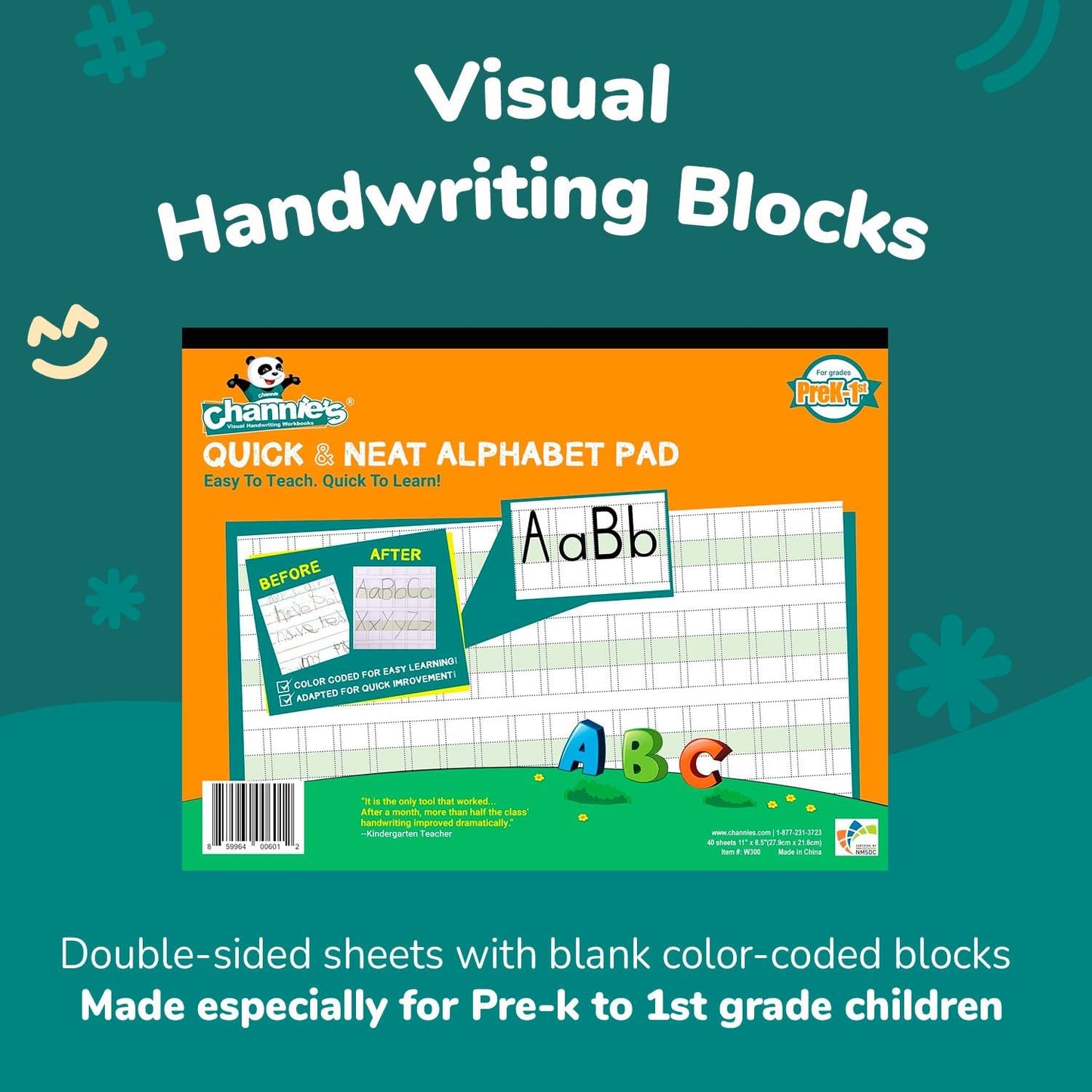 Dry Erase Number & Alphabet Flashcards for Kids Ages 3-5, 10 Numbers & 26 Visual ABC Flash Cards, Homeschool Learning Supplies, Summer School & After School Teaching Supplies for Handwriting Practice