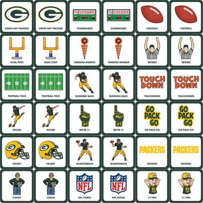 MasterPieces Sports Games - NFL Matching Game - Game for Kids and Family - Laugh and Learn