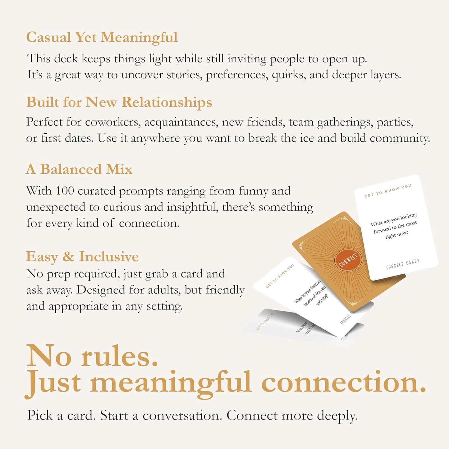Connect Cards Family Edition - 100 Family Conversation Cards for Kids and Parents to Spark Deeper Connections & Meaningful Moments - Conversation Starters at Home, Dinner, or Travel