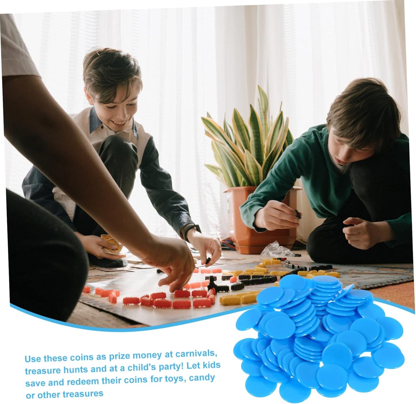 BESPORTBLE Solid Color Bingo Chips Game Counters for Math Teaching Board Games Bingo Accessories