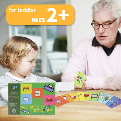 Toddler Number Flash Cards,No.123 Sight Words with Pictures Preschool Kids Flash Cards 28 Pcs with Ring(Number)