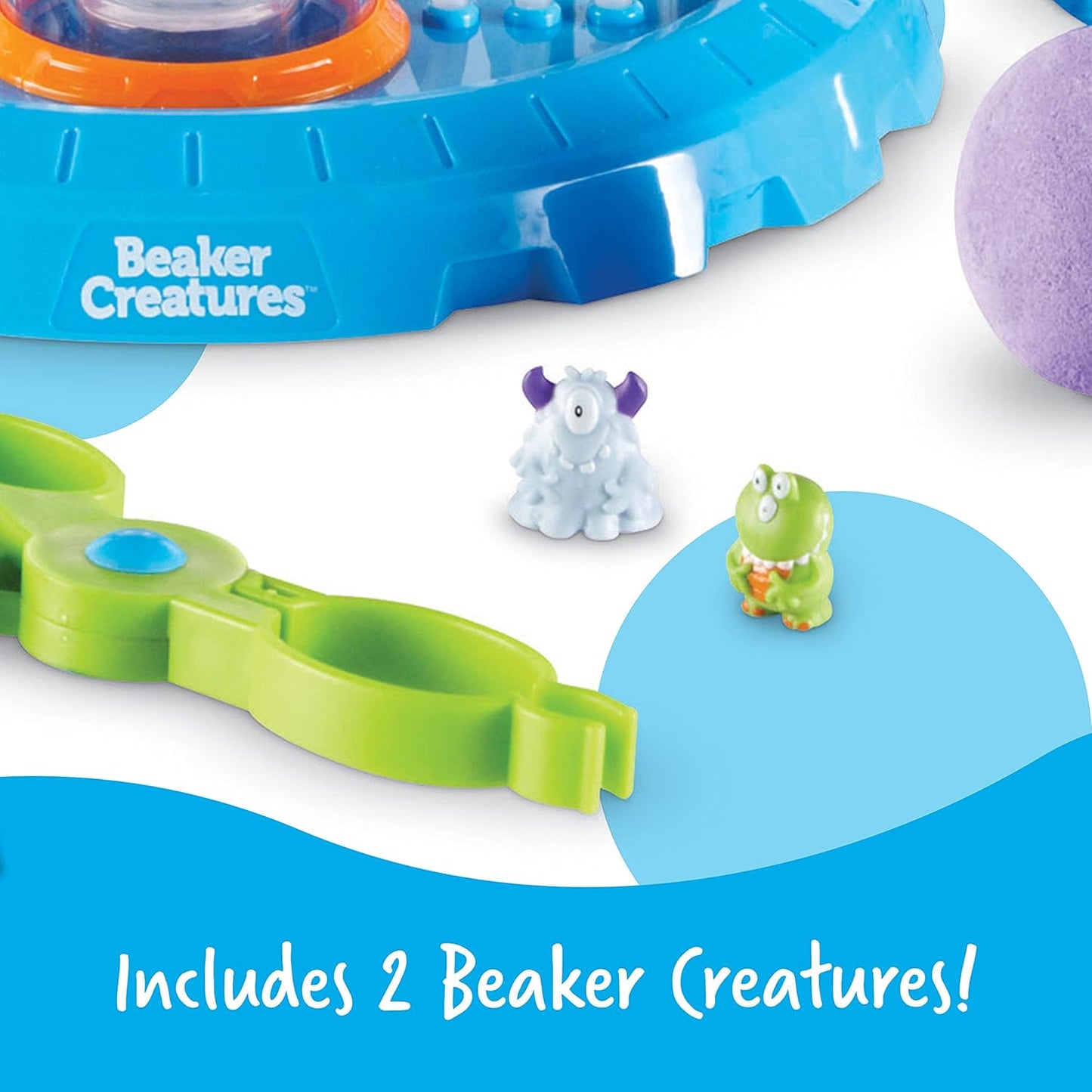 Learning Resources Beaker Creatures Liquid Reactor Super Lab - STEM Toys, Science Classroom Must Haves Activities , Physics and Chemistry Set, Homeschool Supplies, Birthday Gift for Boys and Girls