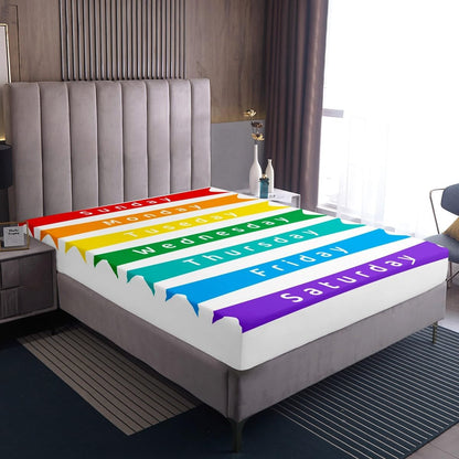 Chemistry Bed Sheets for Kids Teens Girls Boys,Chemical Experiment Fitted Sheet Twin,Science Themed Sheets for Math Lovers,Chemistry Lab Bedding Set,White and Black