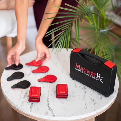 MagnetRX® Biomagnetic Magnets Kit – Imanes para Biomagnetismo Médico – Dr Goiz Magnets for Biomagnetism Bio Magnet Pair – 5200 Gauss Large Round Magnet (6 Units)